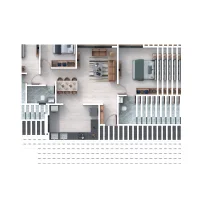 Codename ALa Carte Hinjewadi 3 BHK Floor Plan Image